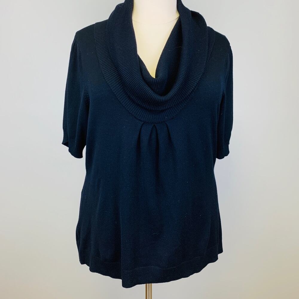 INC Black Cowel Neck Sweater, 3X
